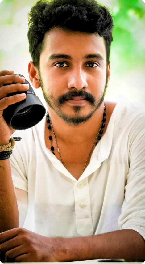 Ajay Jayaprakash, artist with locomotor disability