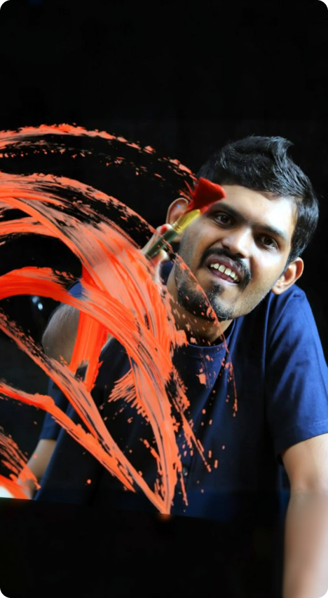 Rupak Munje, artist with autism spectrum disorder