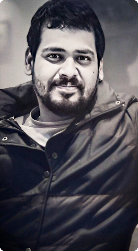 Thyagraj, artist with locomotor disability
