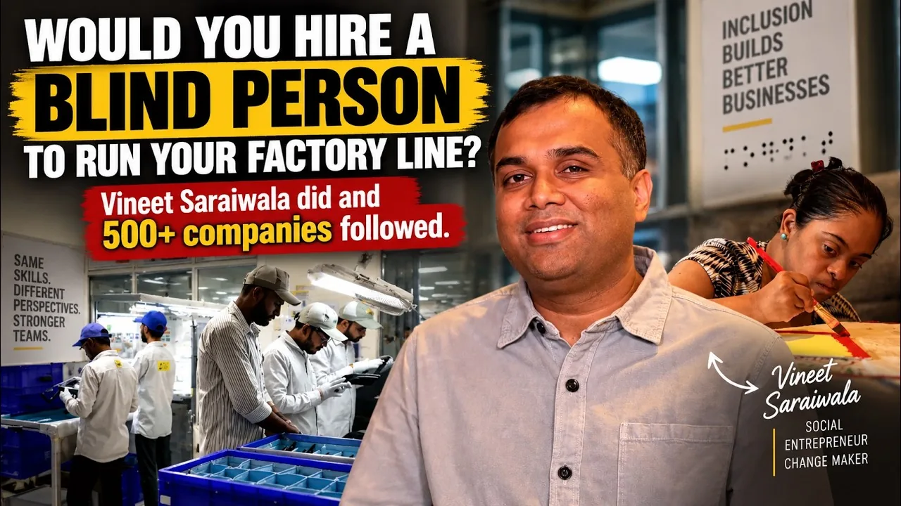 CNBC-TV18 captures how Vineet Saraiwala is reshaping disability employment in India.