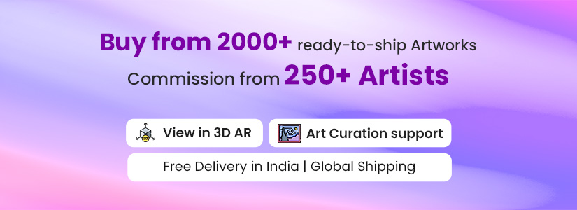 Buy from 2000+ ready-to-ship Artwork. Commission from 250+ Artists. Features include Art curation support and View in 3D AR. Free delivery in India. Global Shipping.