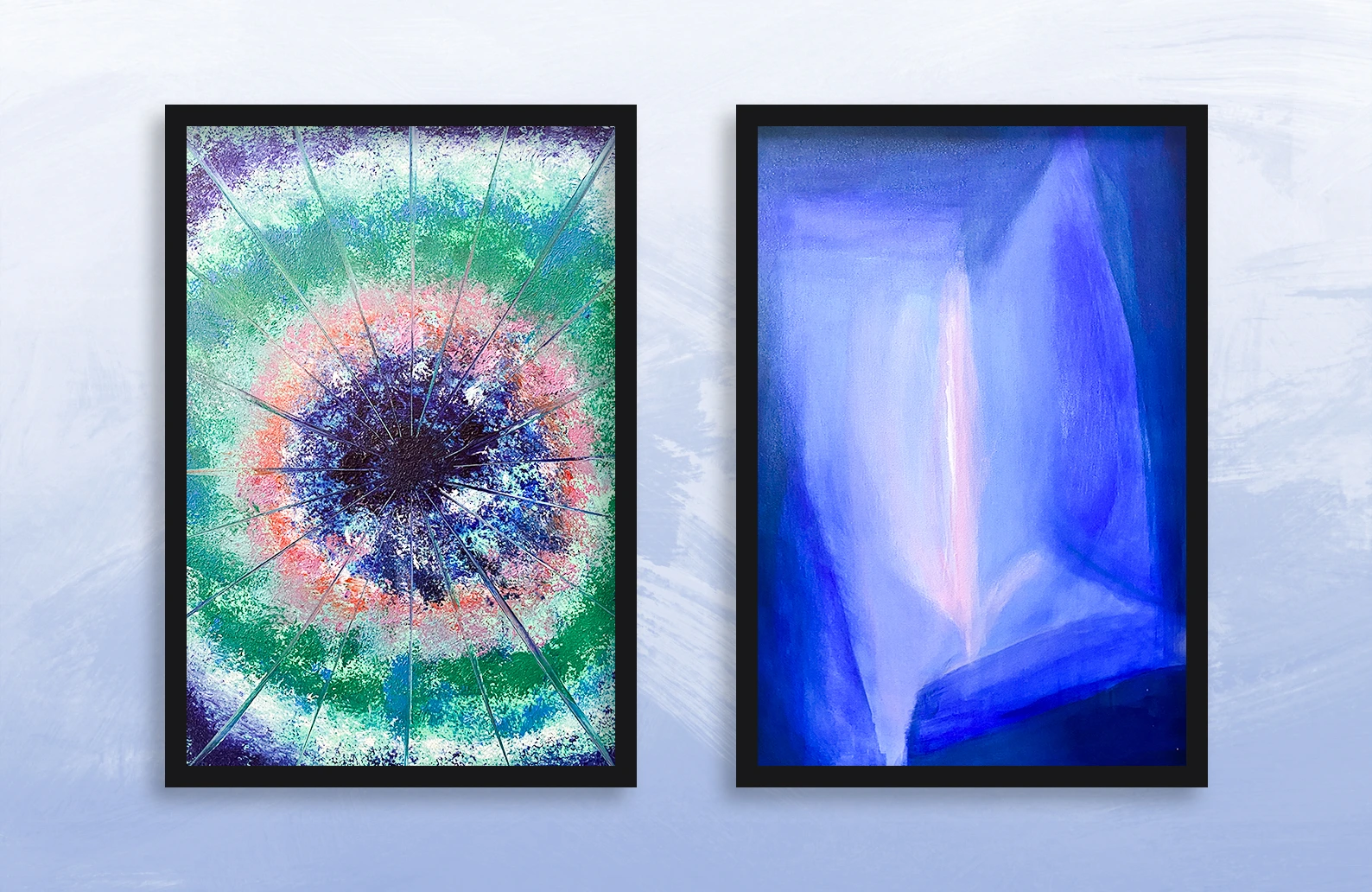 10 artworks commissioned for the Delhi office on the theme of Gratitude.