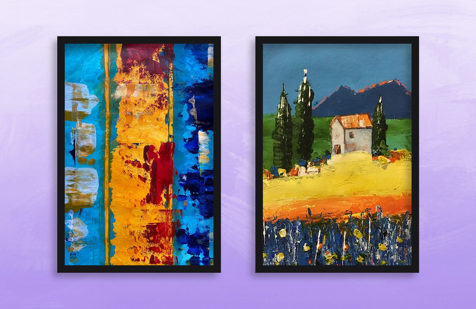 30 curated paintings commissioned for the Mumbai office, transforming workspaces.