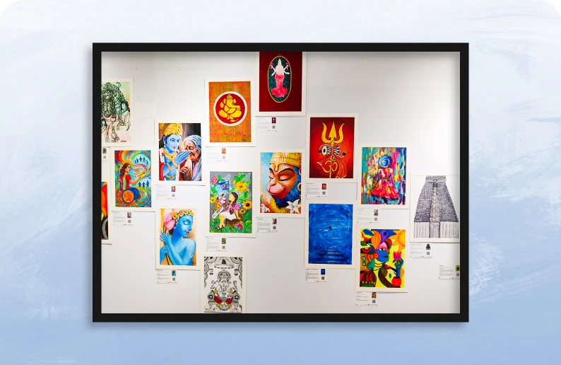 300+ artworks featured on a global platform by 250+ artists.