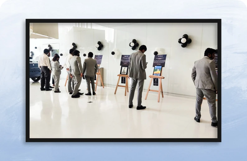 10 artworks showcased, representing 10 states of India through diverse artistic perspectives.