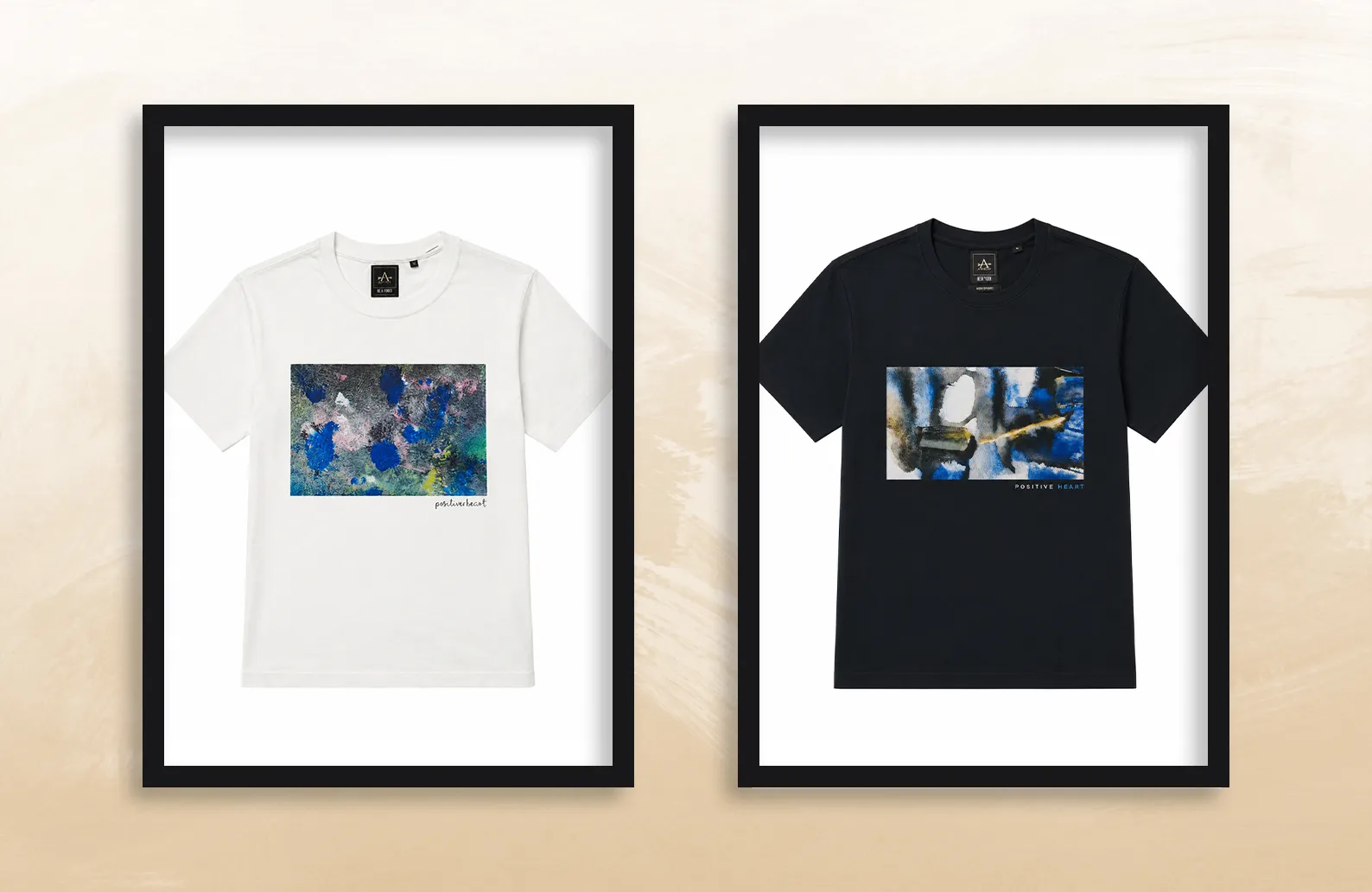 Curated artworks shortlisted for a new apparel collection, bringing inclusive art into fashion retail.