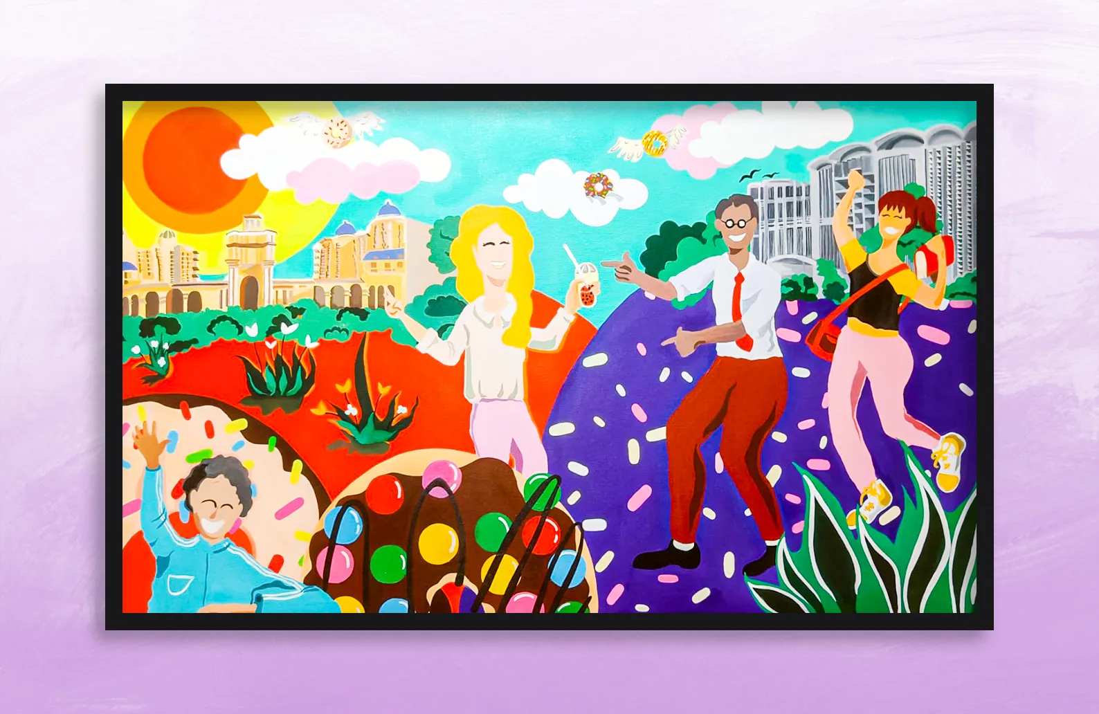 2 custom artworks integrated into the Colaba and Powai outlets, enhancing the in-store customer experience.