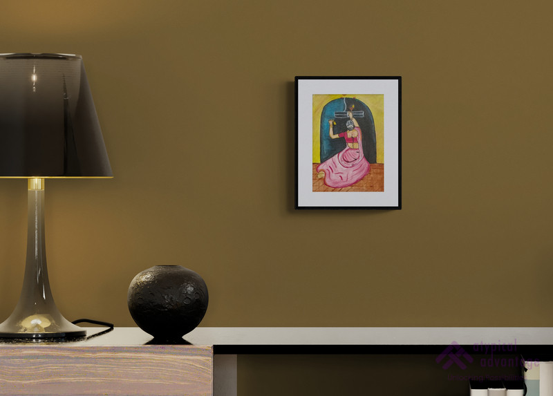 Lady Pooja with Big Linga Stone. Slider 2/5