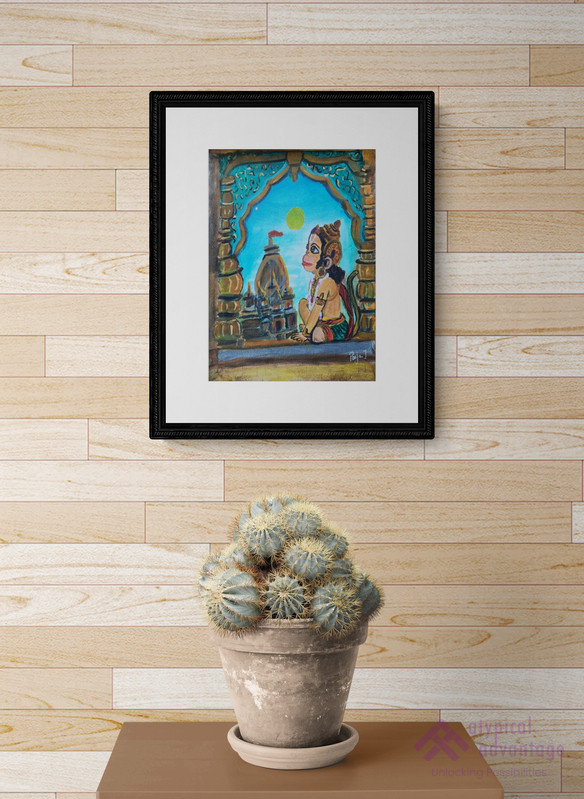 Hanuman with Temples Slider 2/5