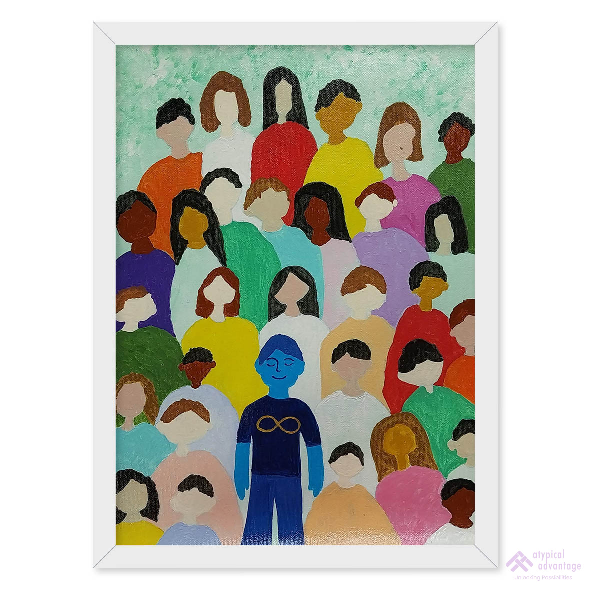 One in thirty one--- awareness begins with seeing the blue . Slider 1/1