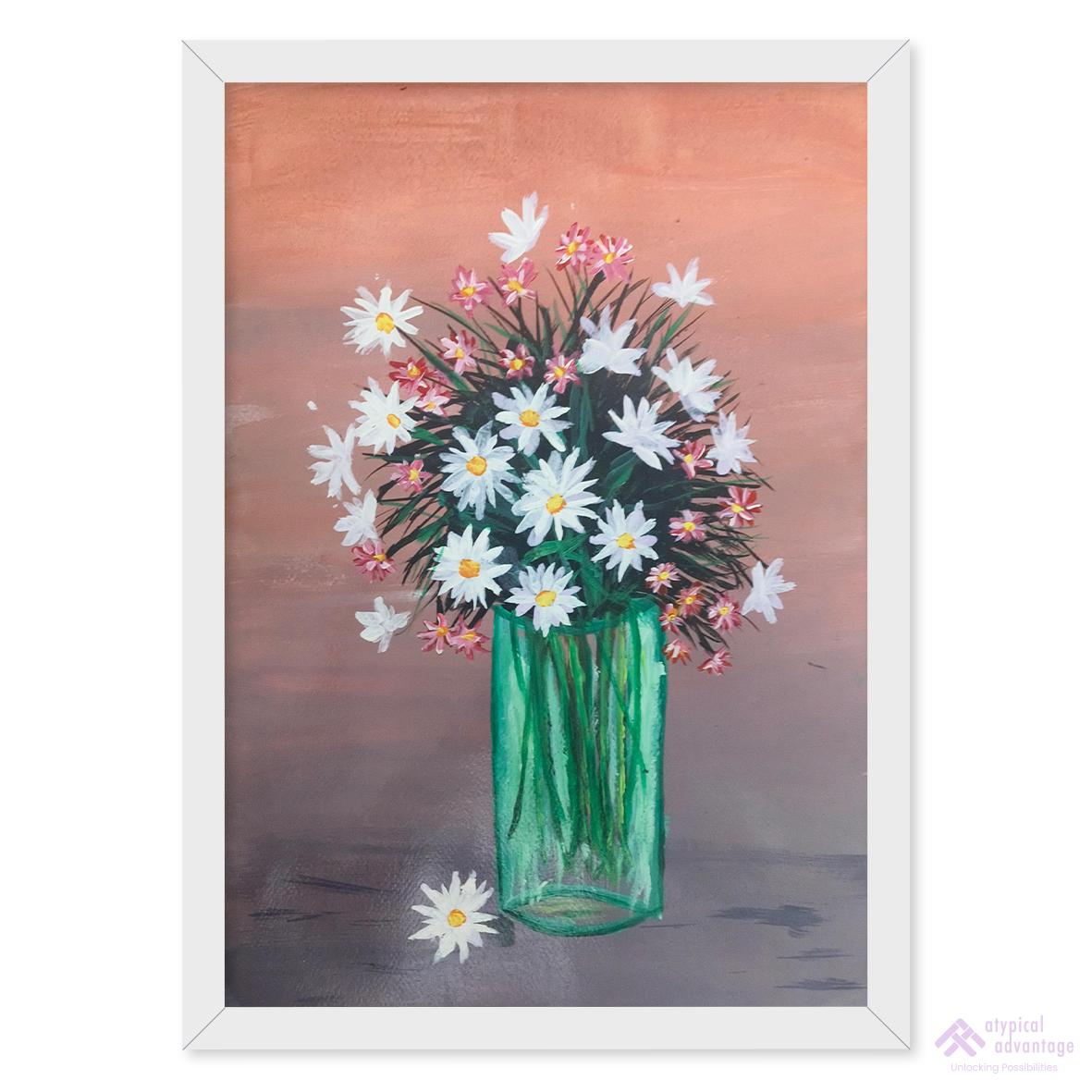 Daisies in Emarald Slider 1/5