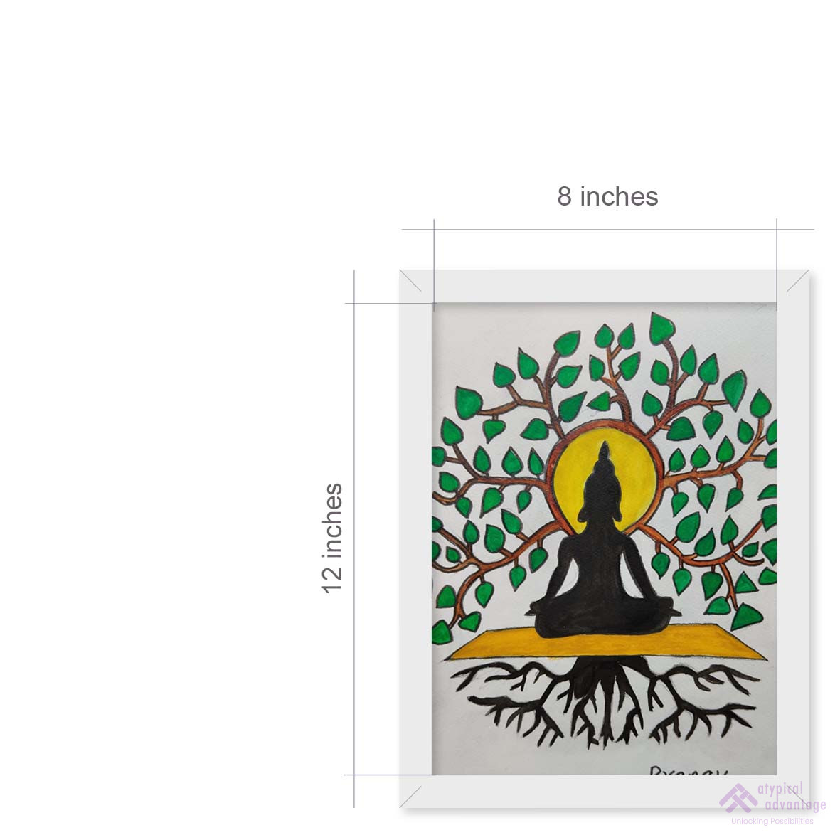 Lord Buddha in Meditation Slider 3/5