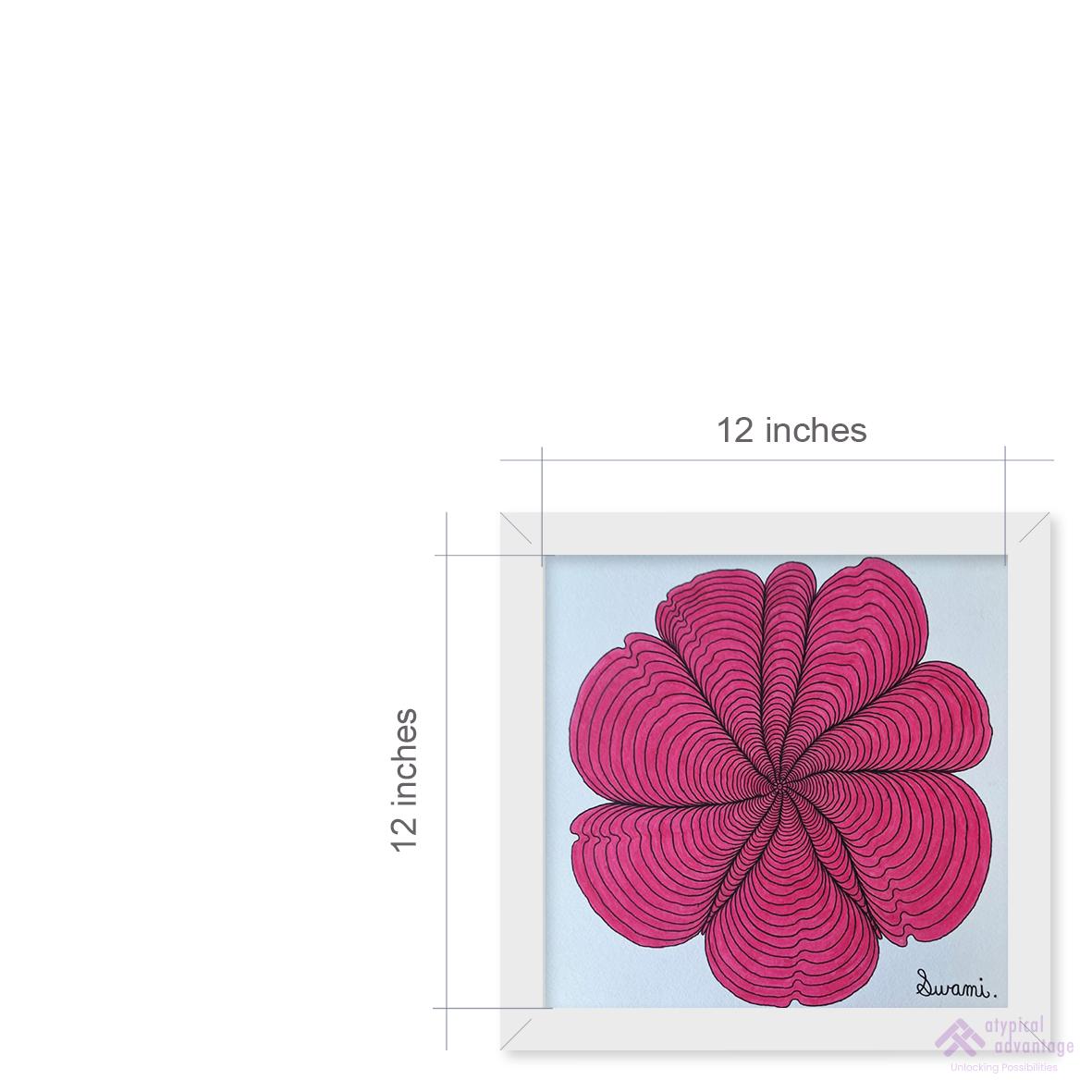 Pink and red floral design set Slider 3/4