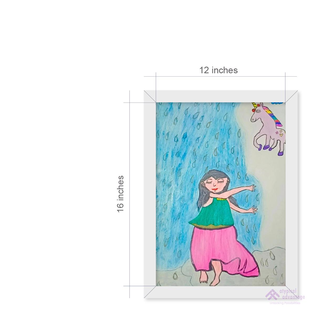 Hearing Impaired Girl Dancing in the Rain Slider 3/4