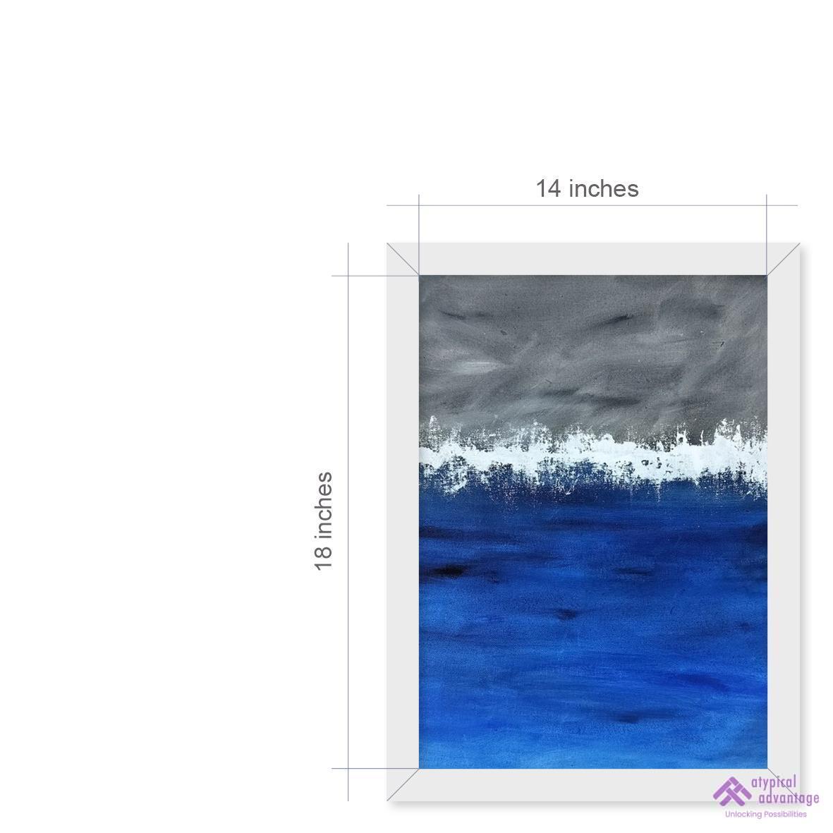 Between calm and chaos - Storm above , Sea below Slider 3/3