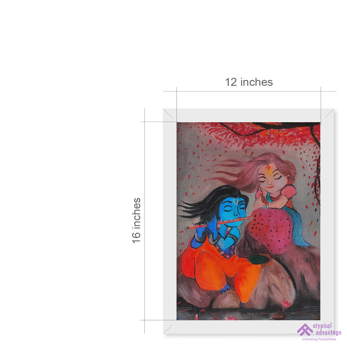 Cute Krishna and Radha Slider 3/5
