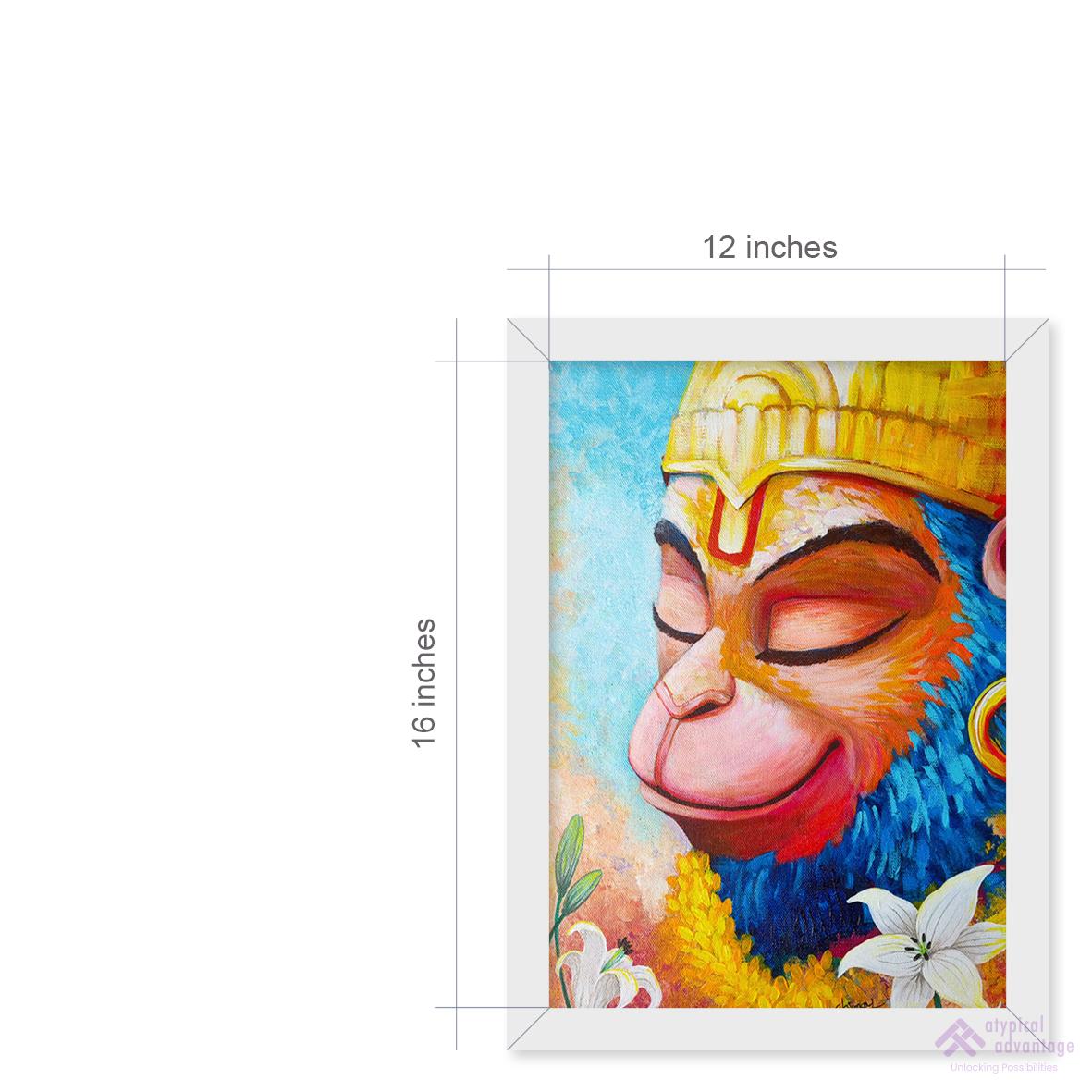 Lord Hanuman Slider 3/4
