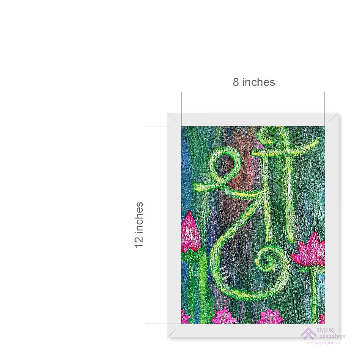 Divine Signs “Shri” and Lotus Slider 3/5