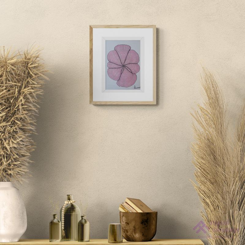 Pink and violet floral design set Slider 2/4