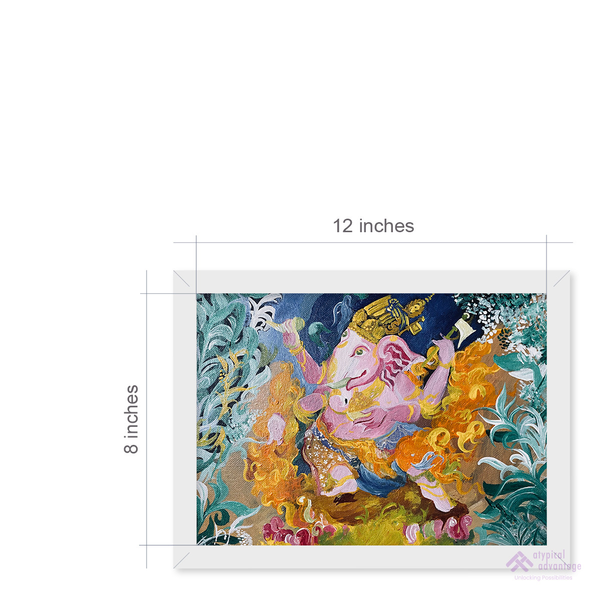 Dancing Ganesha in Divine Flames Slider 3/5