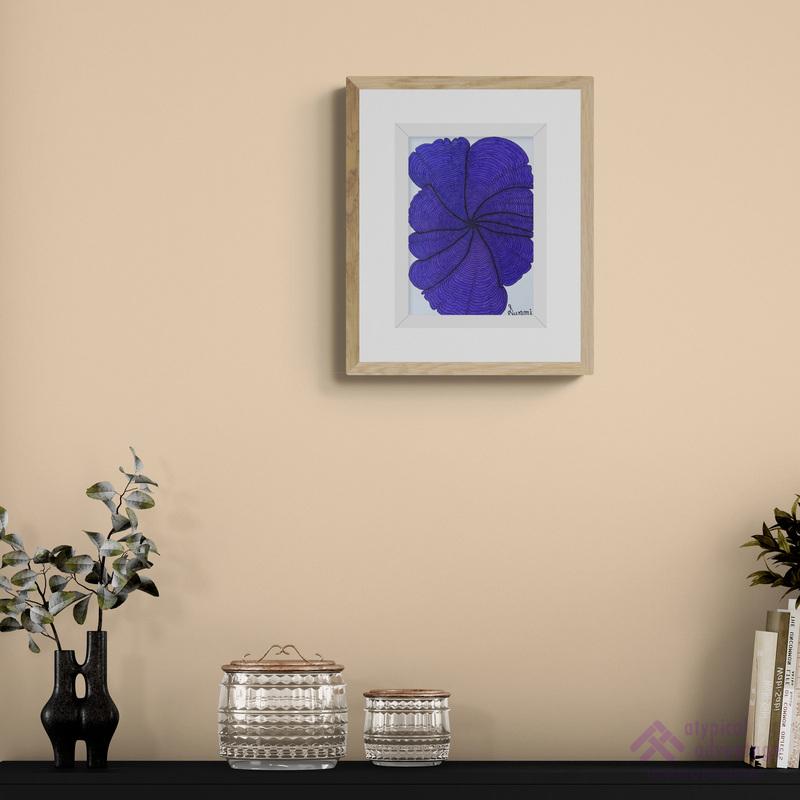 Orange and violet floral design set Slider 2/4