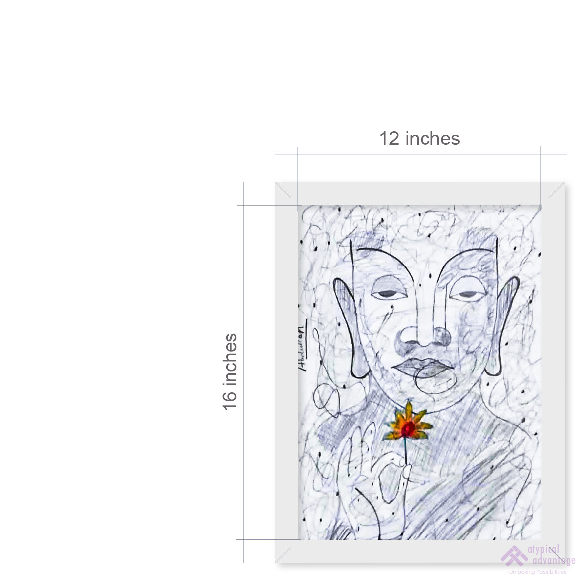 Buddha Sketch Slider 3/5