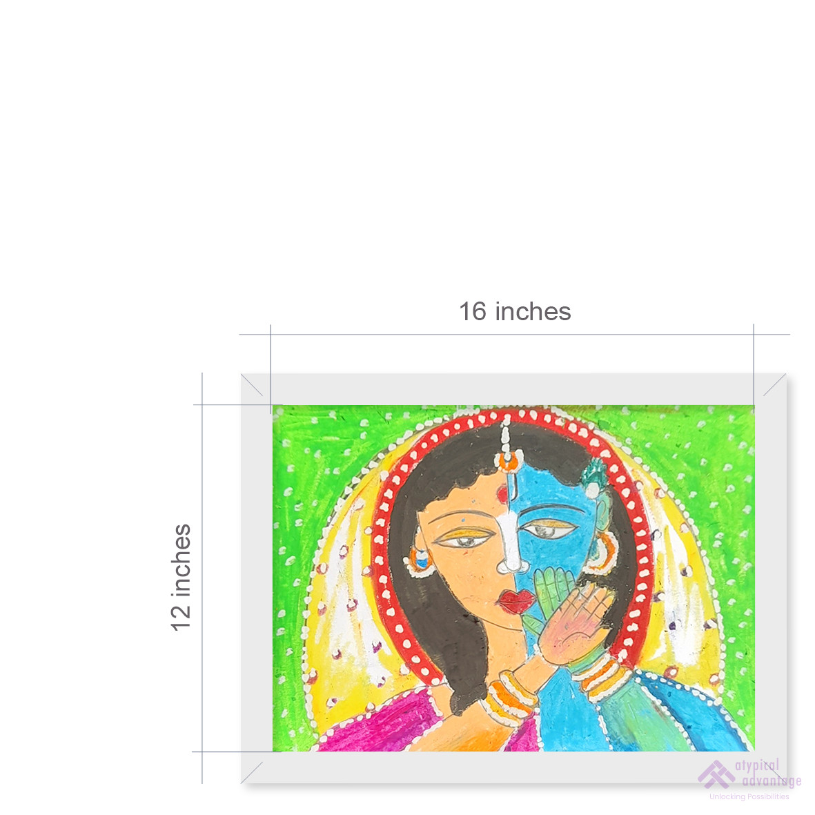Mythological radha krishna painting 6 Slider 3/5