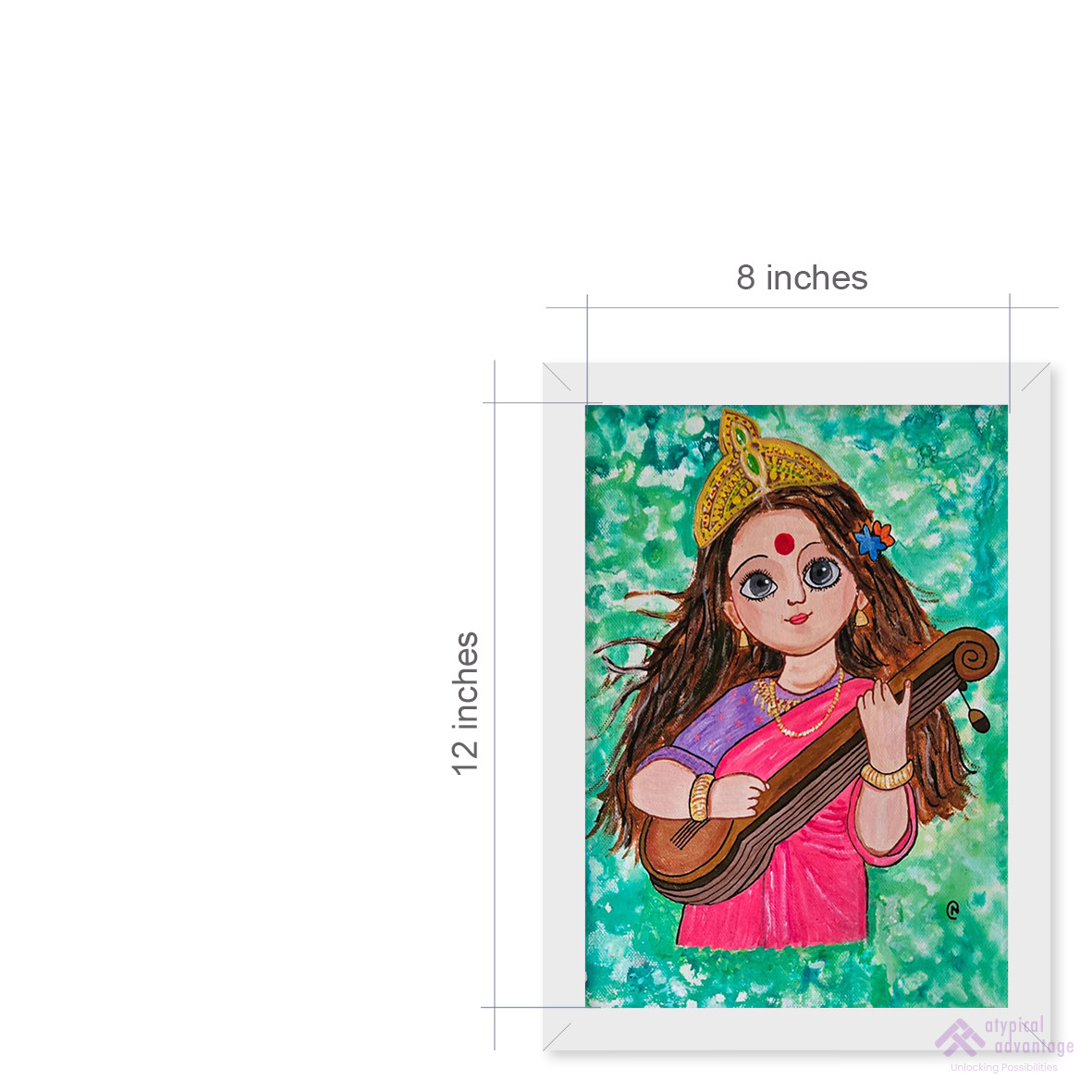 Strings of Knowledge: Saraswati Slider 3/5