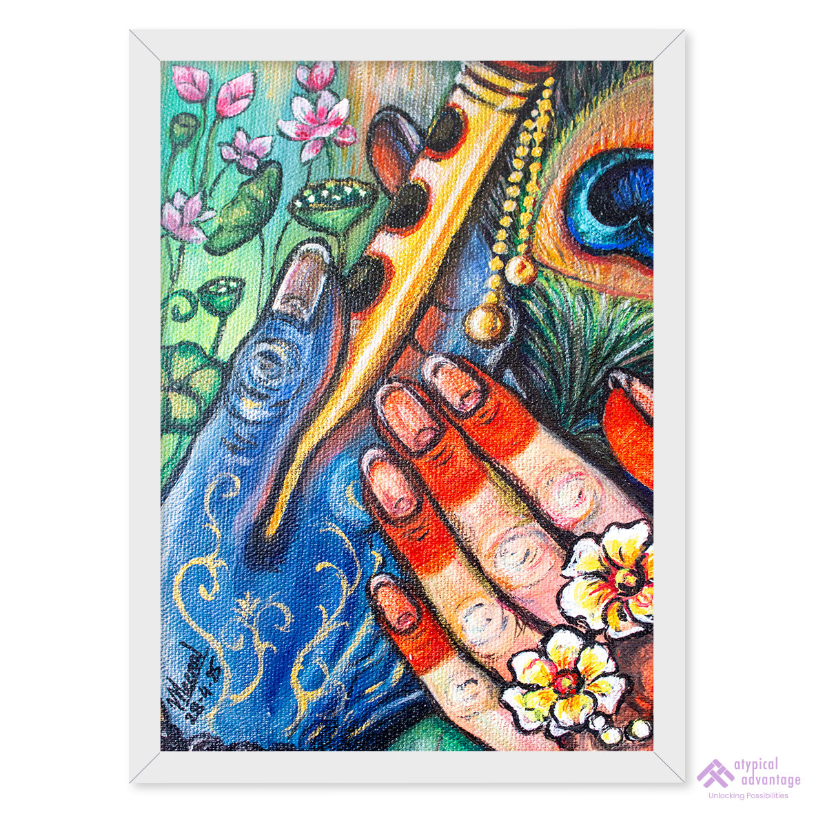 Radha-Krishna's divine union