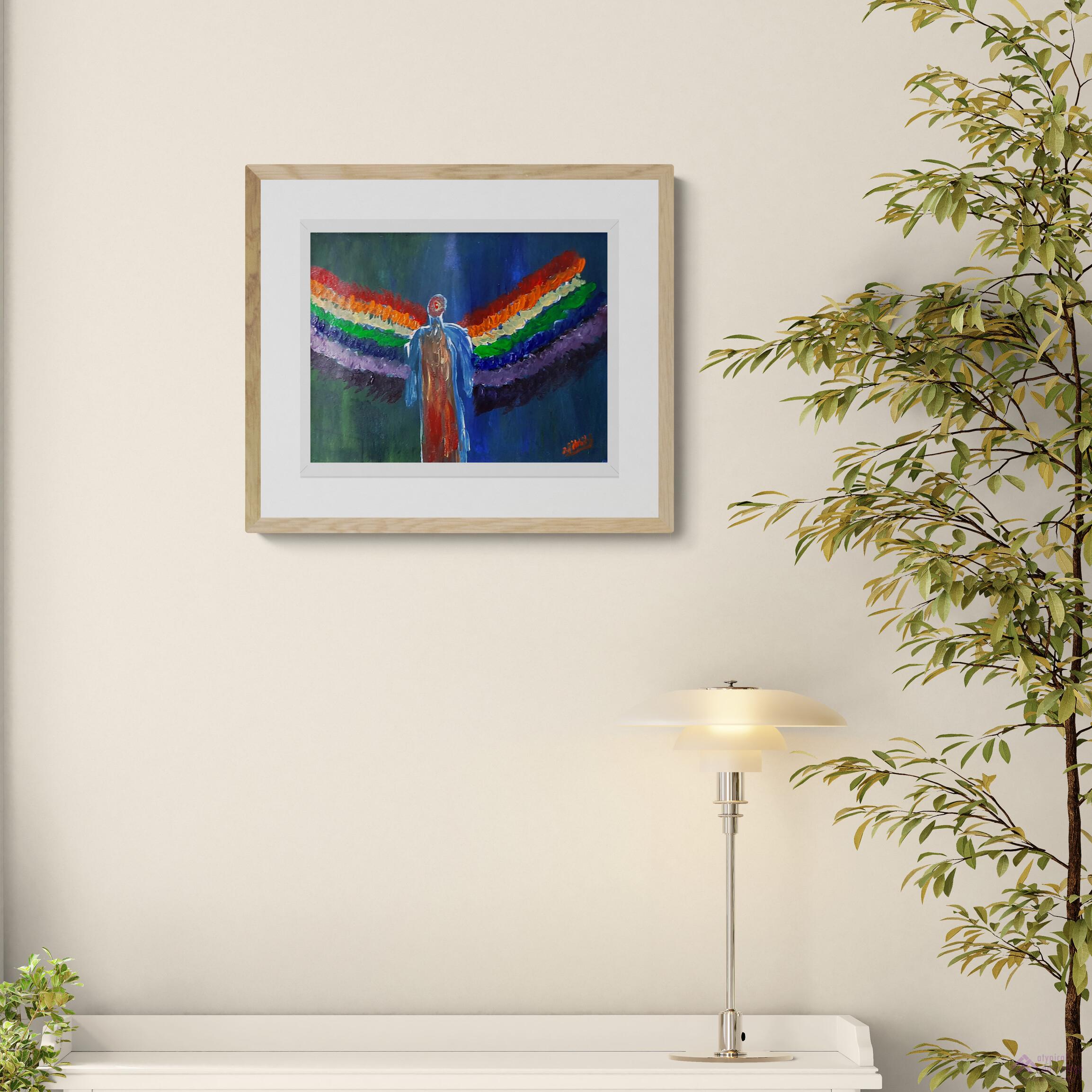 Me the Autism Angel with Rainbow Wings Slider 2/4