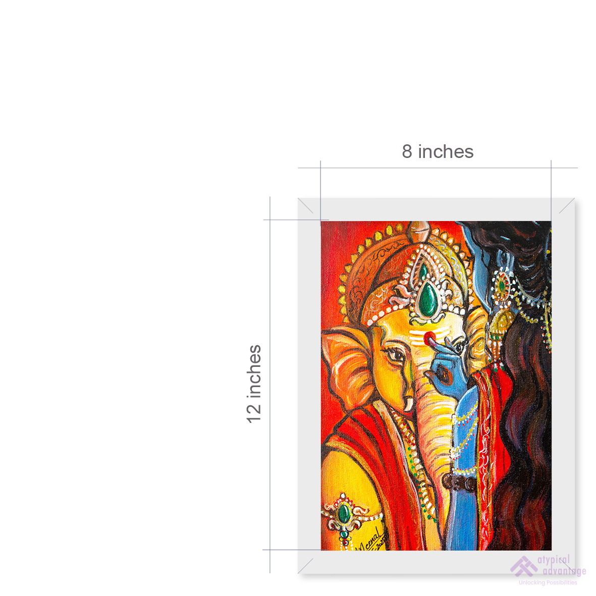 Lord Ganesha's tilak Slider 3/5