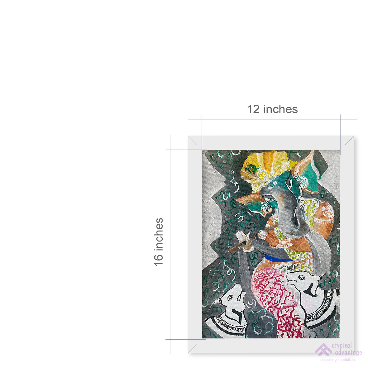 Divine Harmony – Ganesha with Sacred Cows Slider 3/5