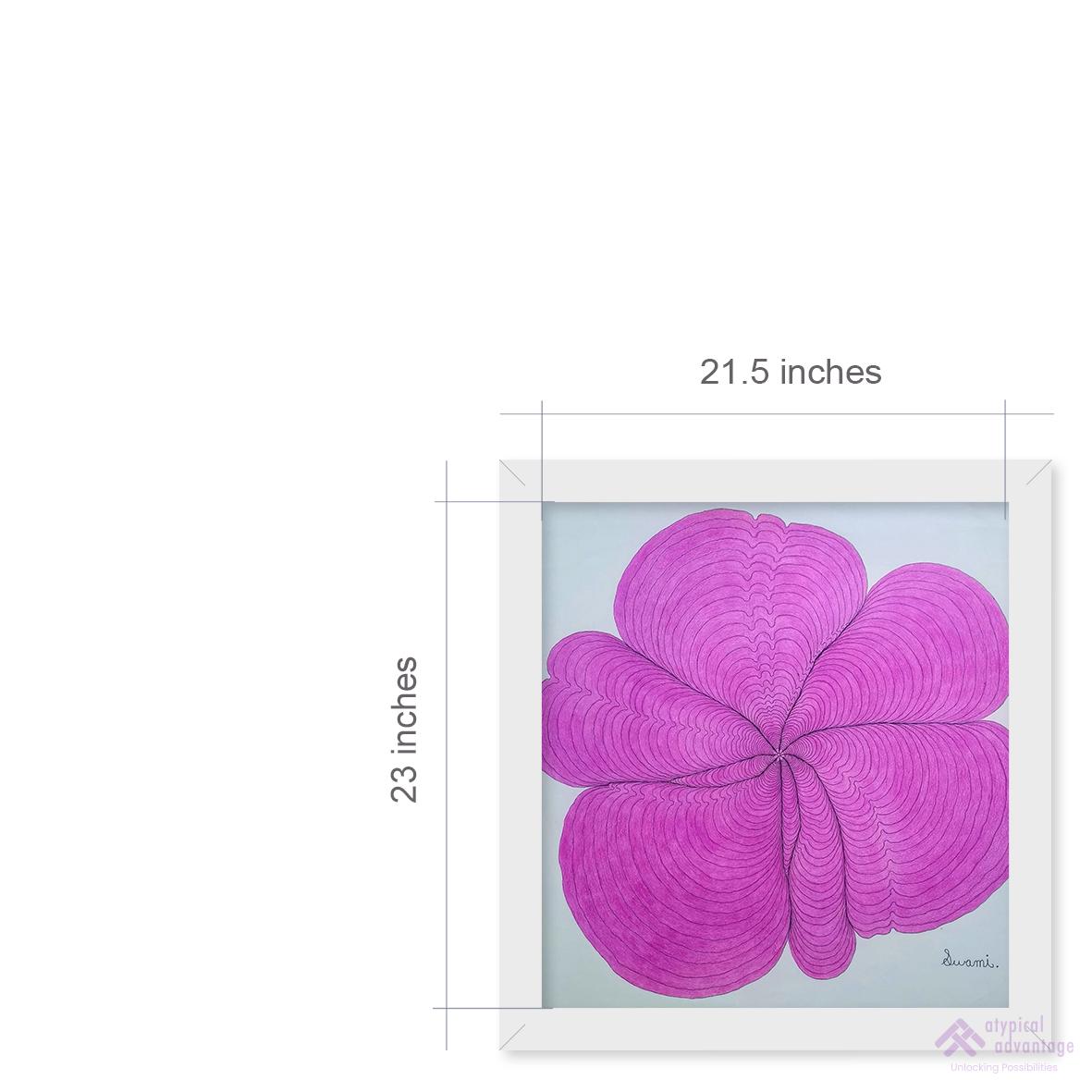 Pink Floral design Slider 3/4