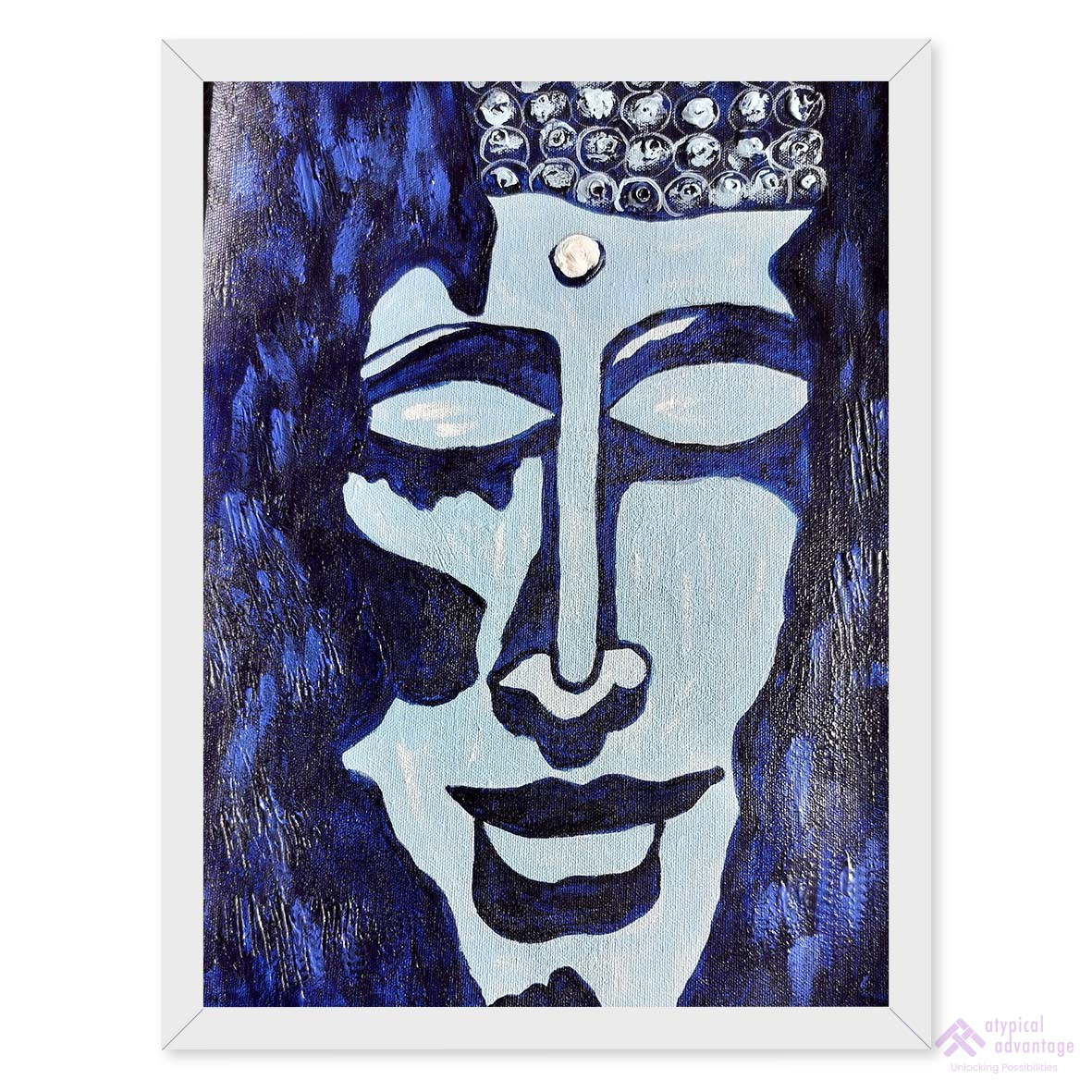 Abstract Buddha Face Slider 1/5