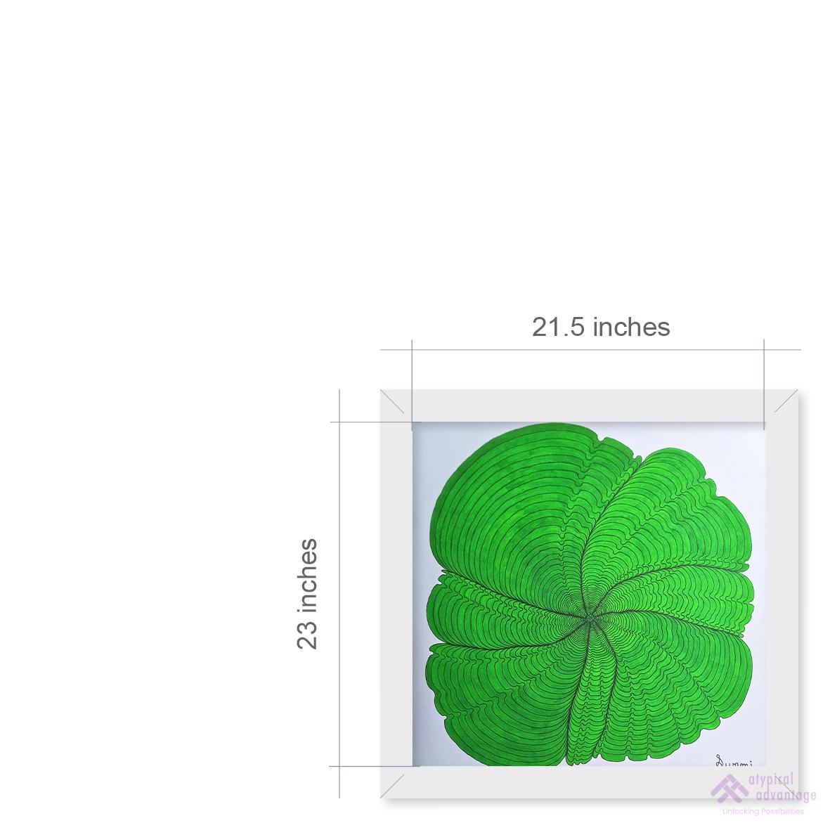 Green Floral design Slider 3/4