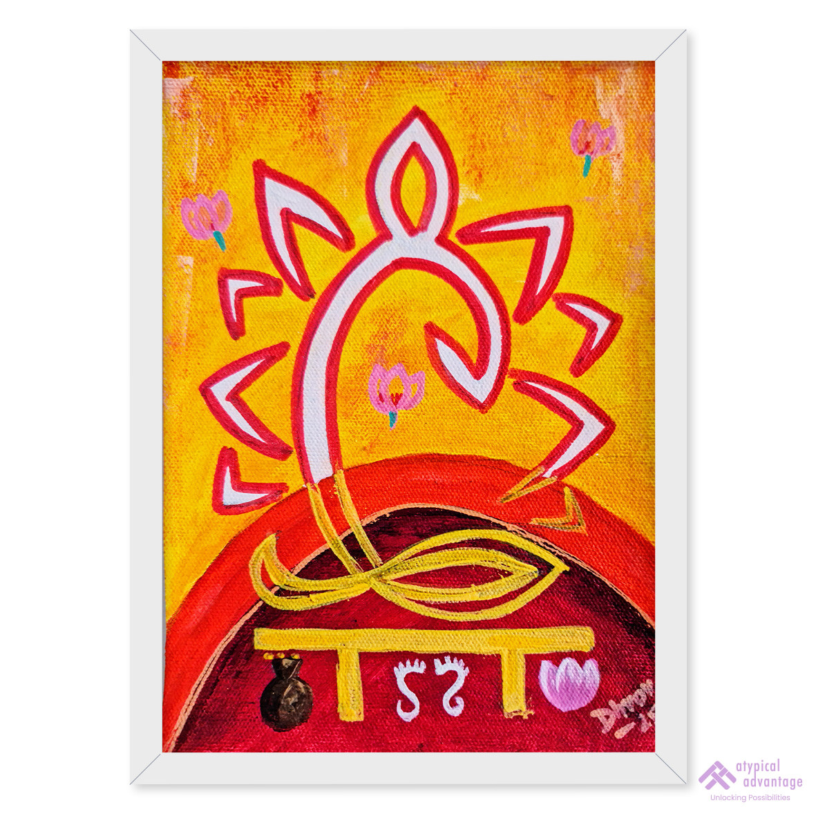 Abstract Lakshmi Ganesha 2 Slider 1/5