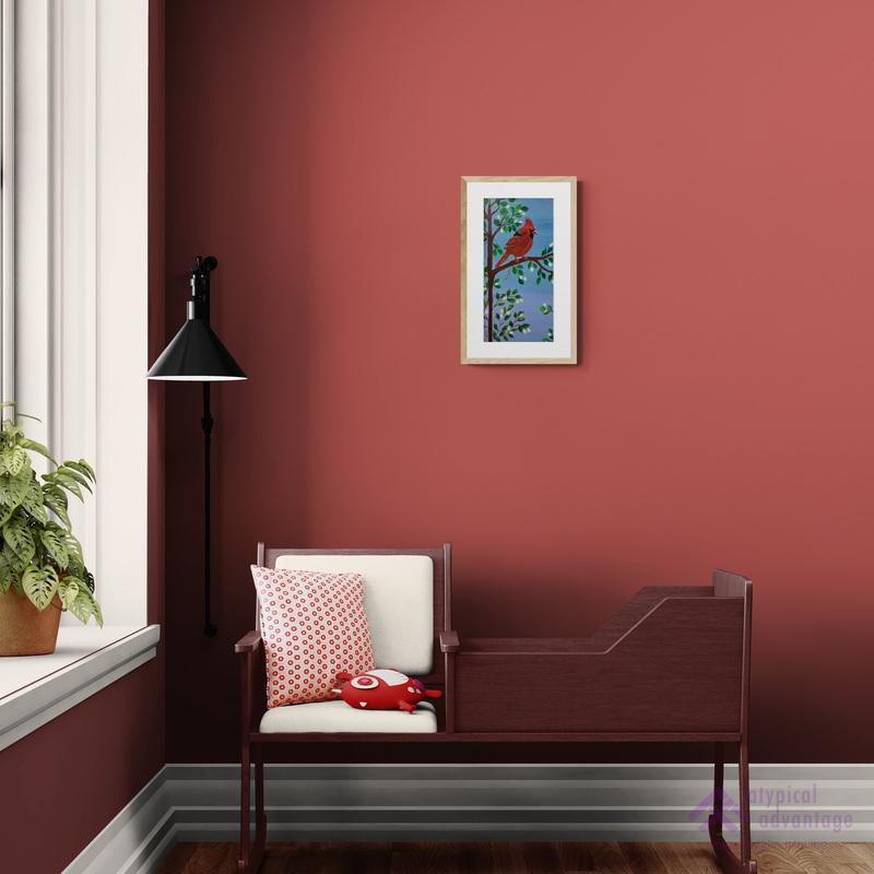 Crimson Bird Serenity Slider 2/4