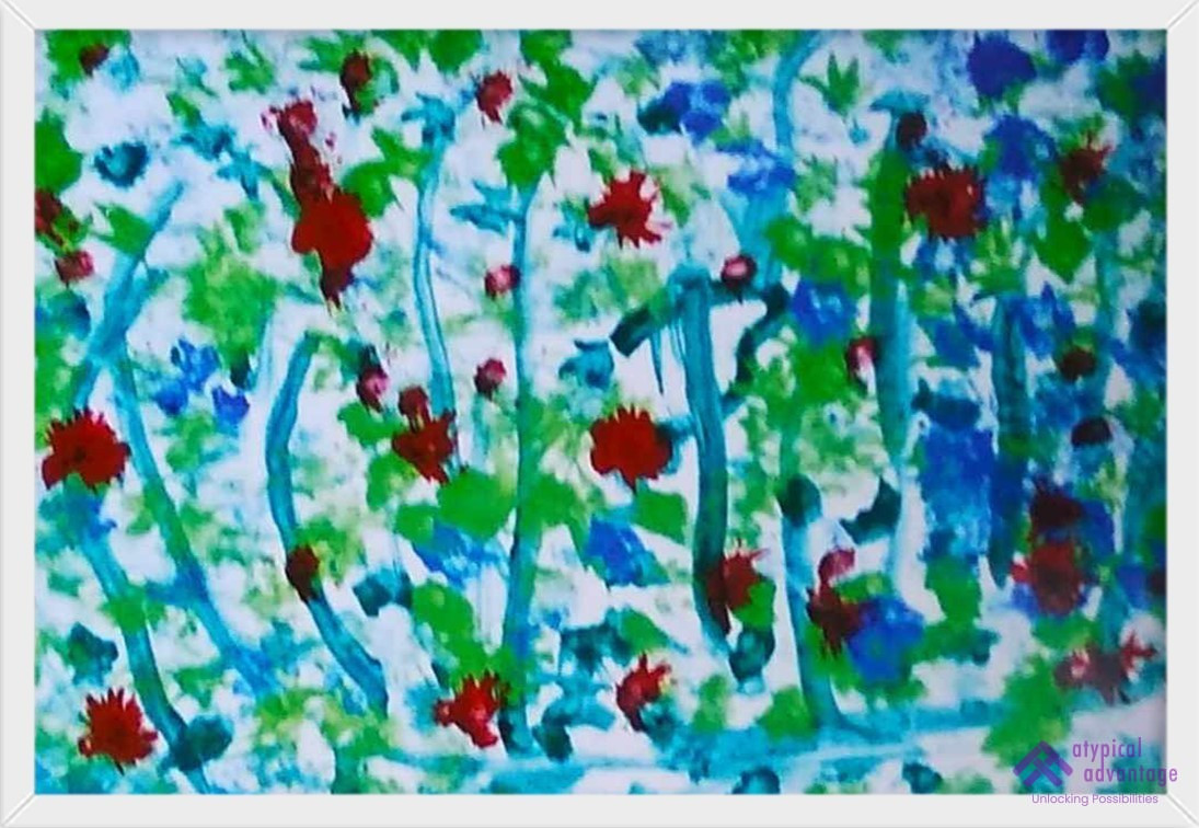 Bright Red Flowers