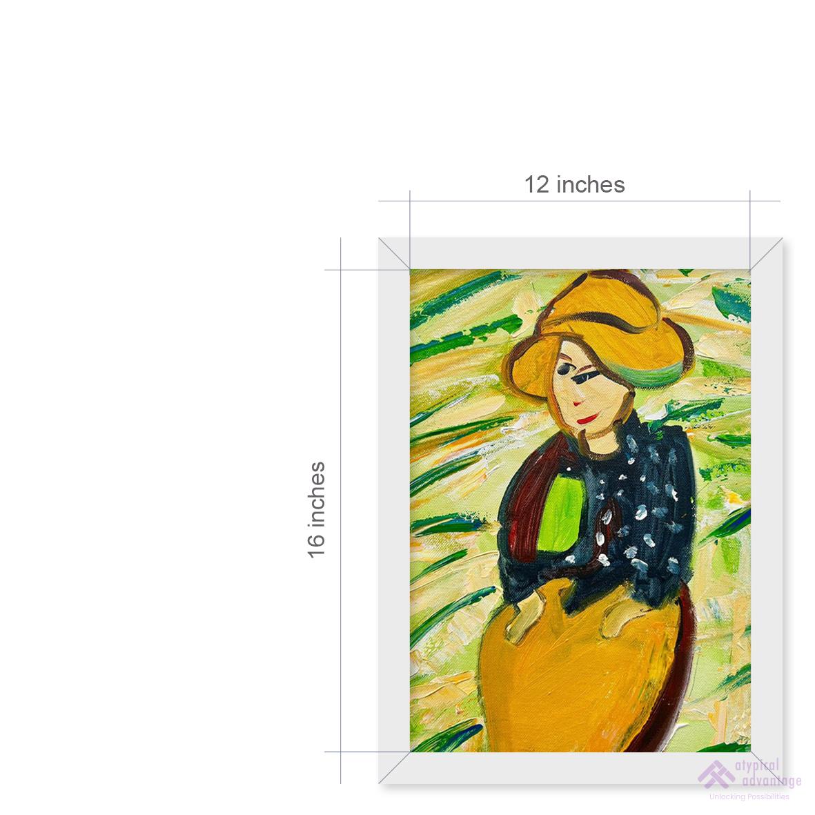 A Folk Woman in the field Slider 3/4