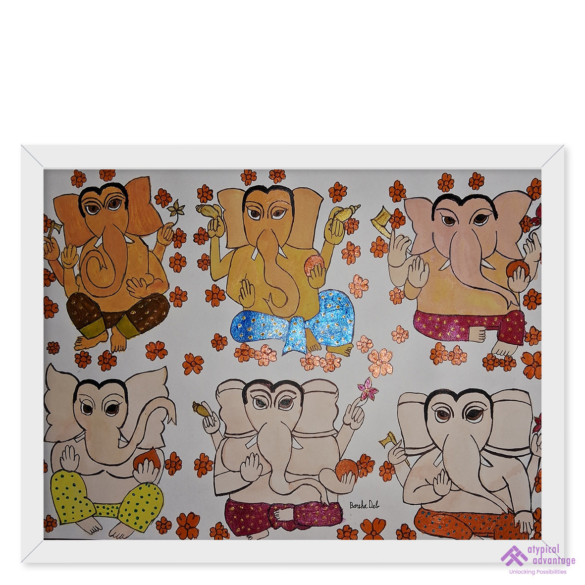 Lord Ganesha in various forms Slider 1/5
