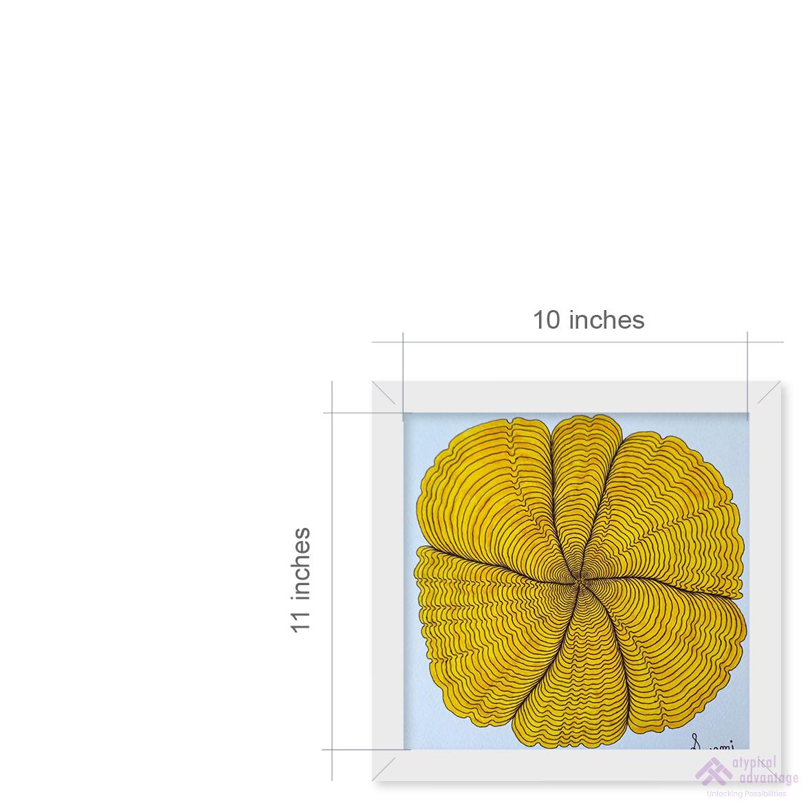 Yellow and pink floral design set Slider 3/4
