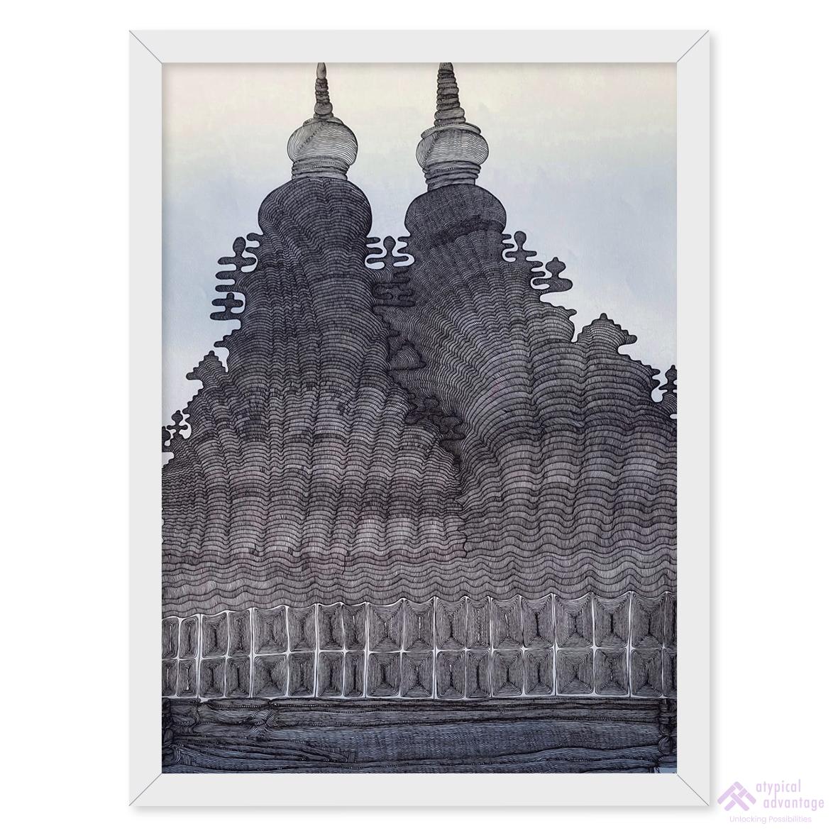 Twin temple gopurams Slider 1/4