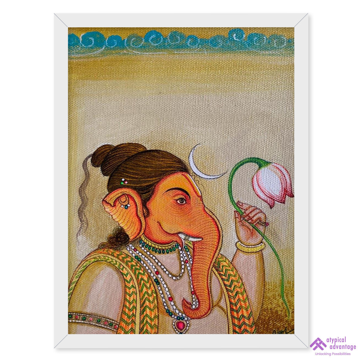 Ganesh with Lotus Slider 1/5