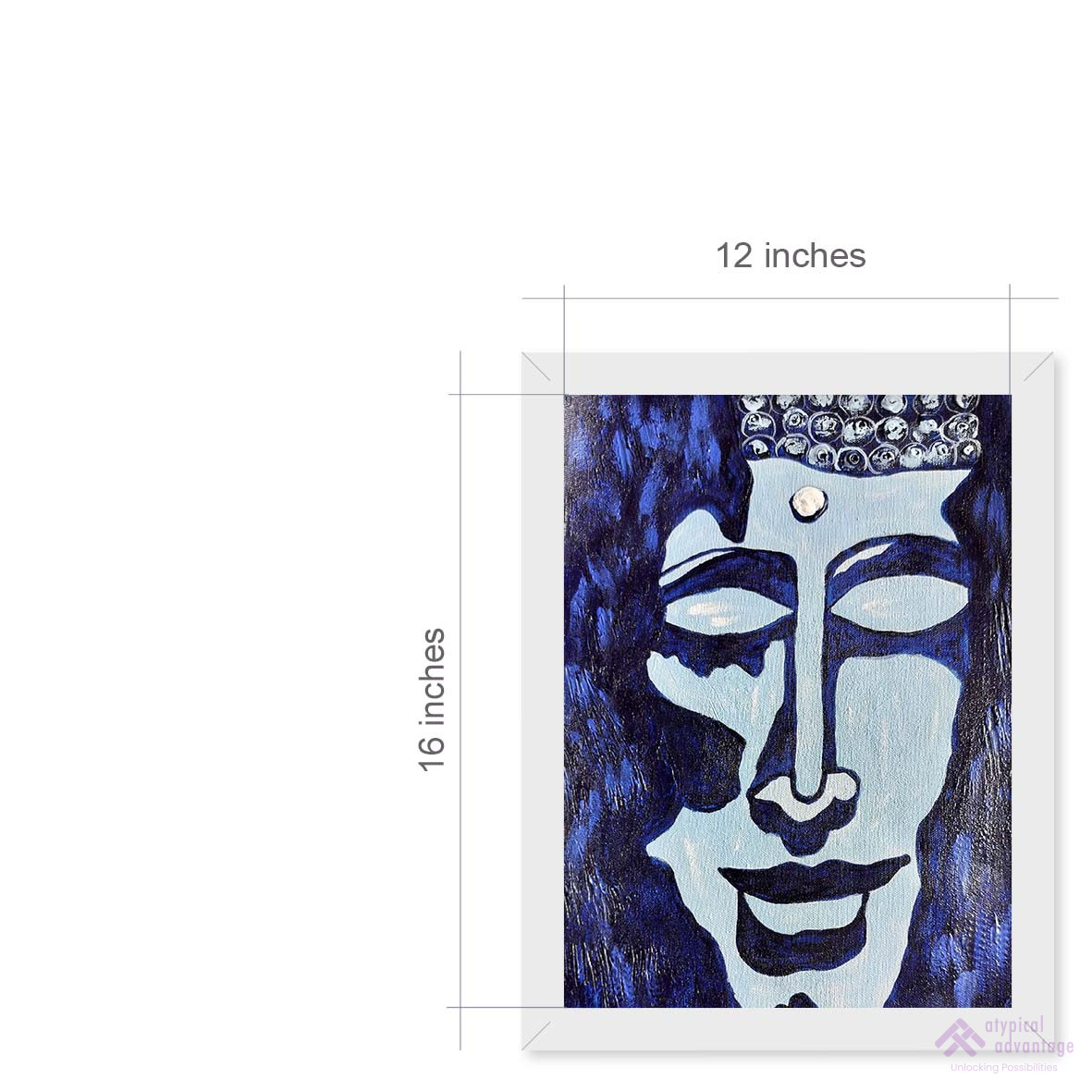 Abstract Buddha Face Slider 3/5