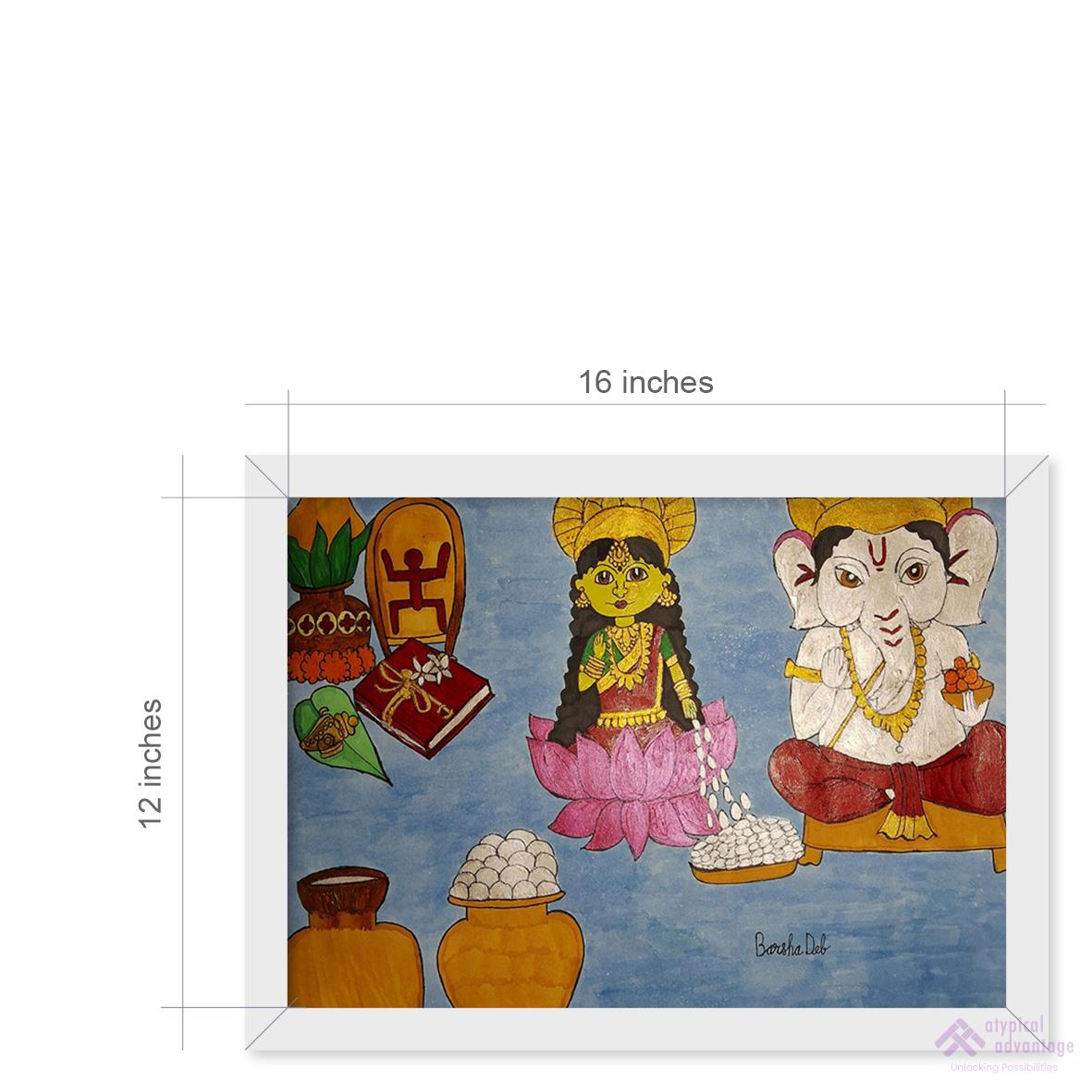Lord Ganesha and Goddess Lakshmi Slider 3/4
