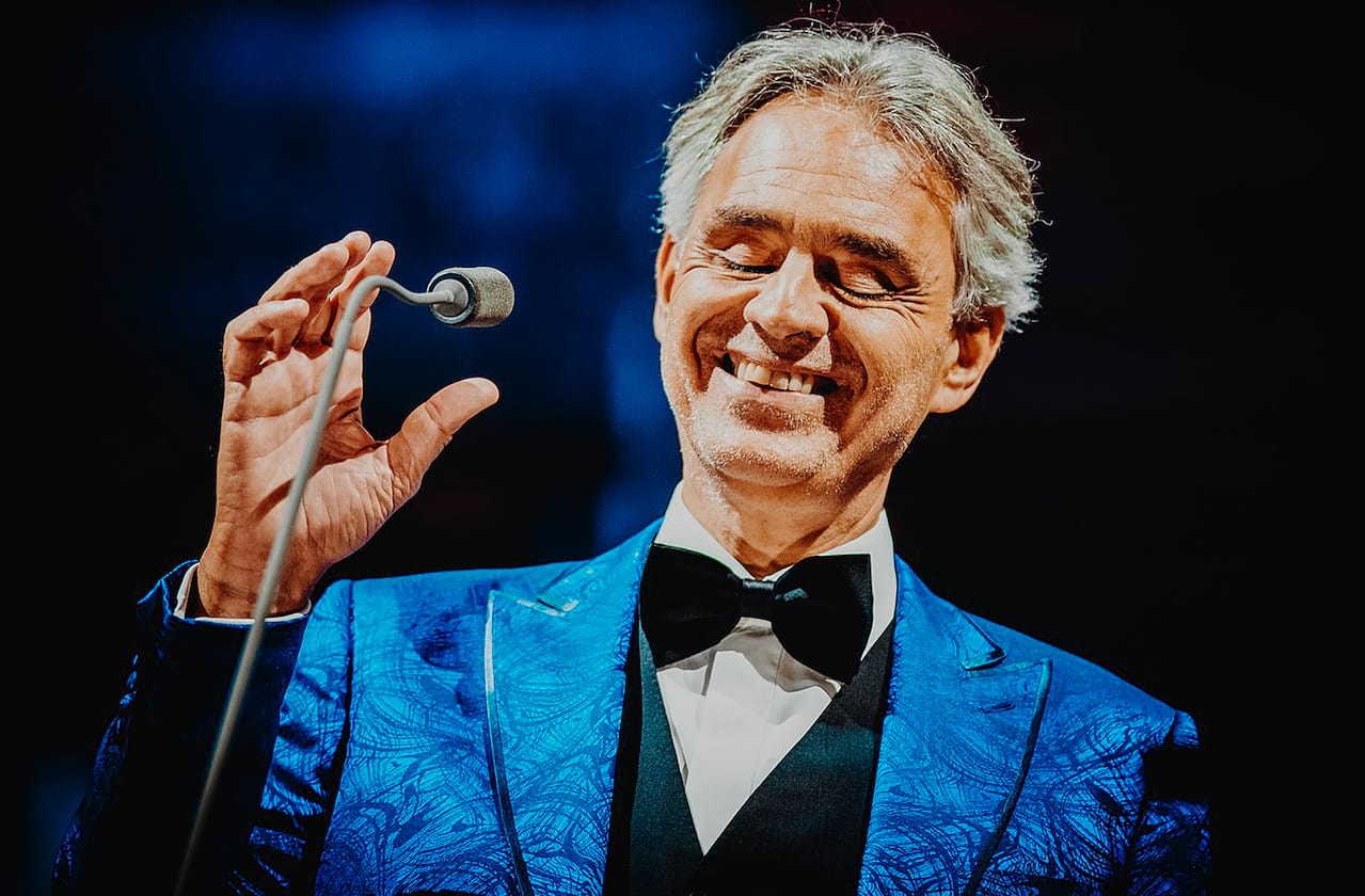 Andrea Bocelli.